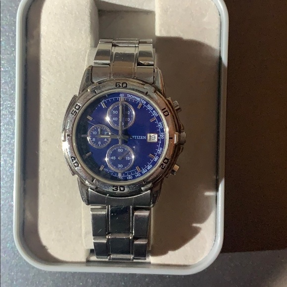 Stainless Steel Citizen Tachymeter Watch - Picture 1 of 9